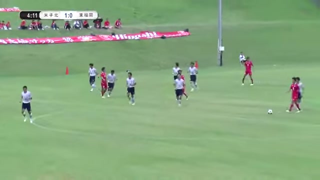 前半4分 先制点